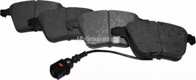JP GROUP 1163607810 -  Колодки тормозные дисковые передние, комплект
